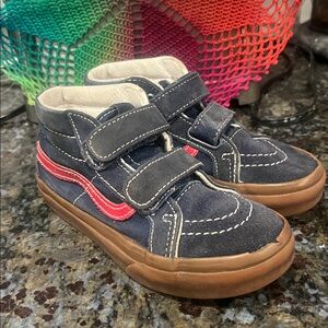 Vans Navy and White Sneakers